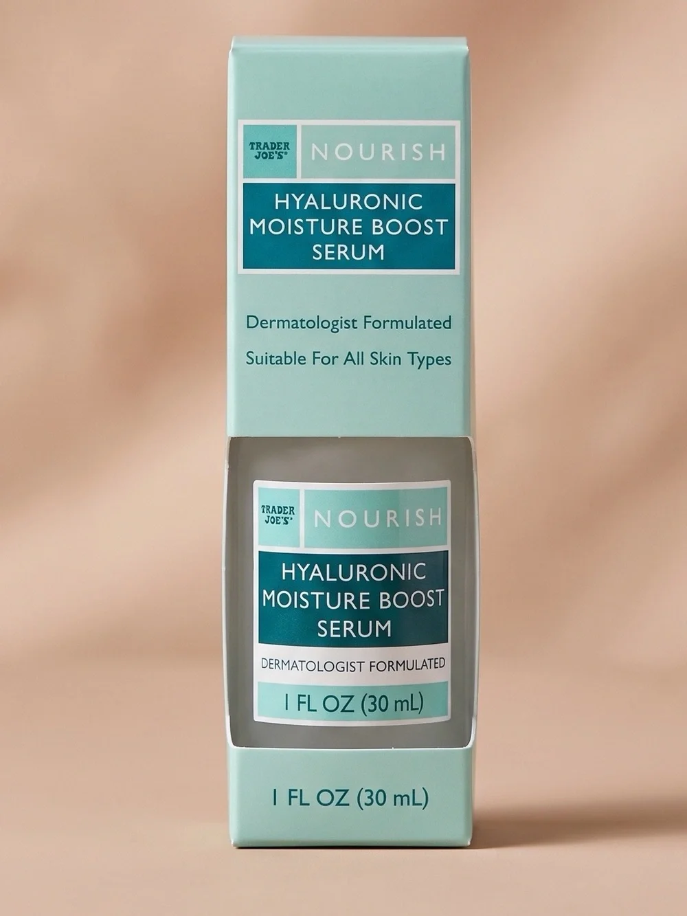 Trader Joe's Nourish Hyaluronic Moisture Boost Serum 1 oz Skincare